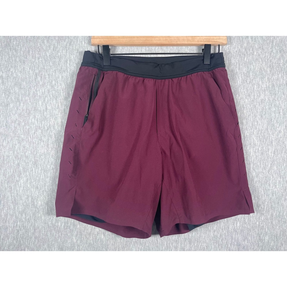 Ten Thousand The Interval Short 7" Maroon Burgundy Mens Medium